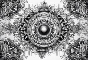 electromagnetic, diffraction phenomena, physics tattoo idea