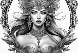 Elfe mit spitzen ohren tattoo idea