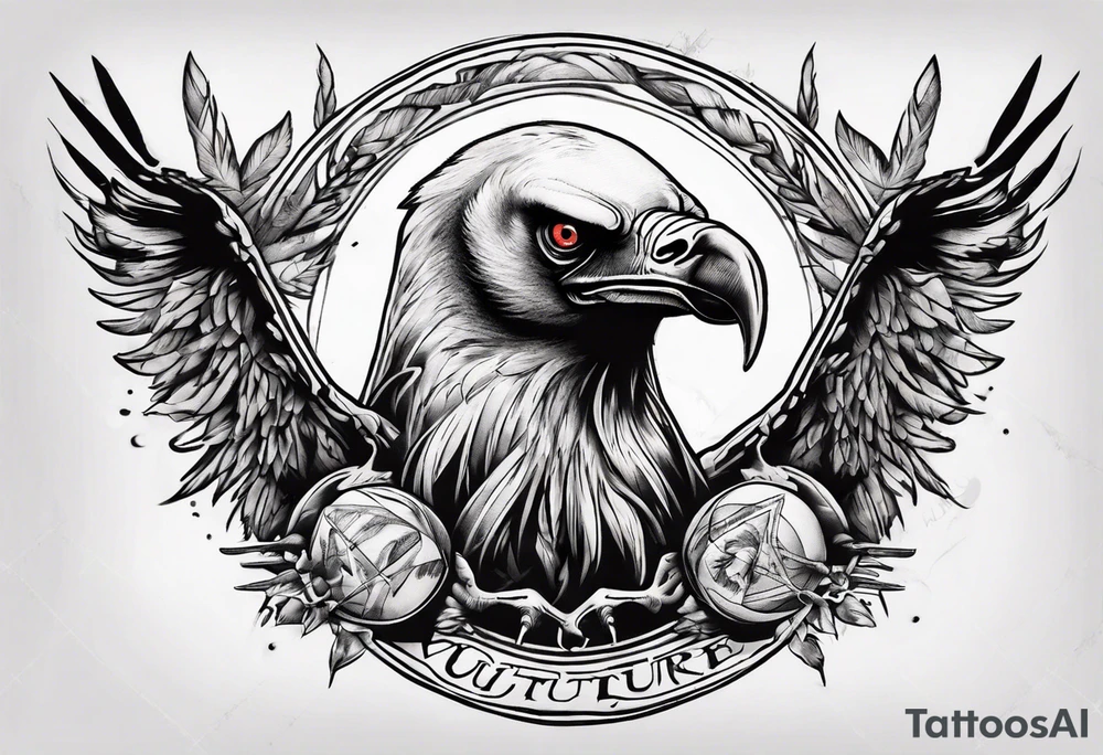 vulture
classic tattoo style tattoo idea