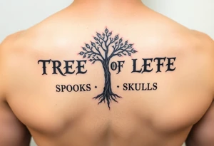 TREE OF LIFE
SPOOKS SKULLS tattoo idea
