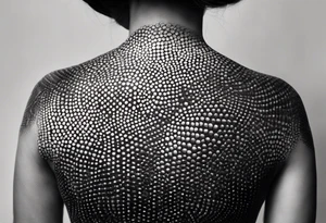 scaly armor tattoo idea