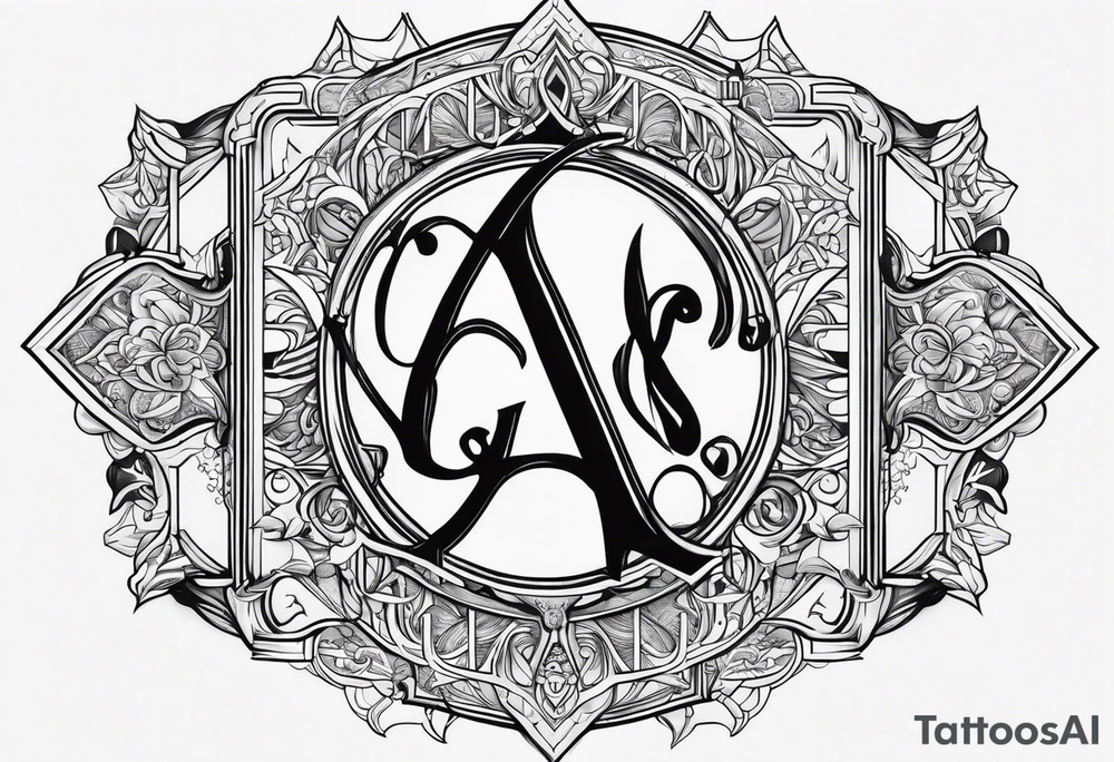 Alexis, in a gothic font tattoo idea