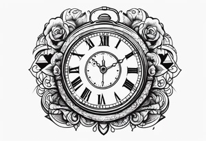Time is money tattoo idea