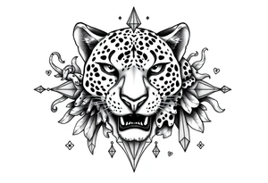 Cheetah, diamond, mississippi, unique tattoo idea