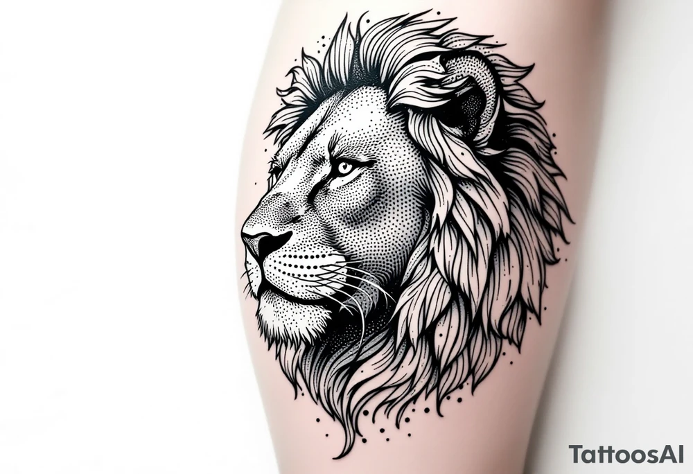 lion tattoo idea