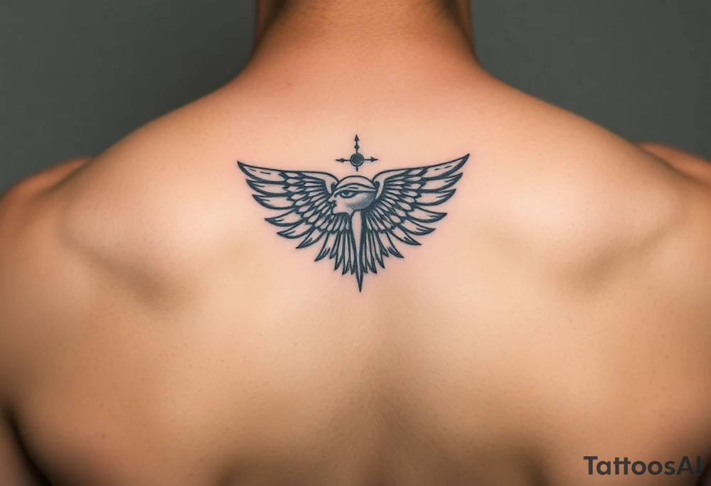 Tatuagem egípcia do deus egipicio Horus tattoo idea