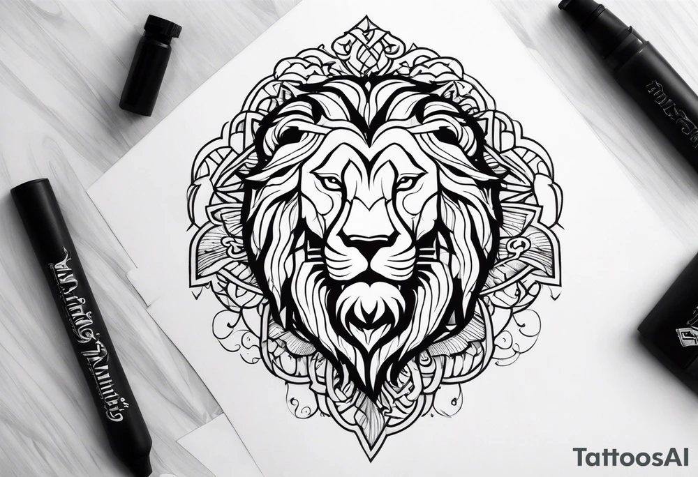 Valhalla lion tattoo idea