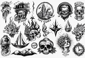 Life goes on tattoo idea