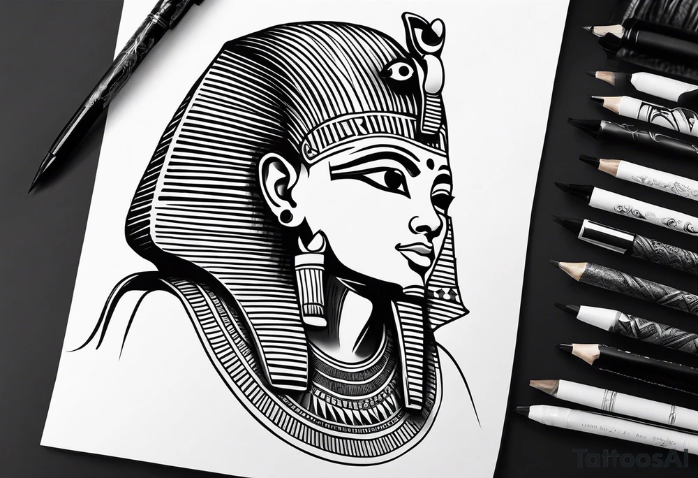 egyptian, arm sleeve tattoo idea
