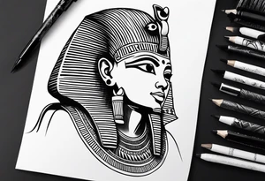 egyptian, arm sleeve tattoo idea