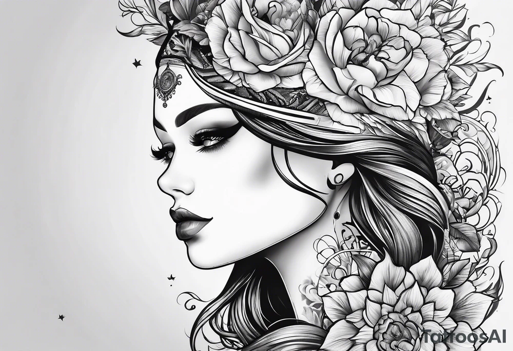 V style tattoo tattoo idea