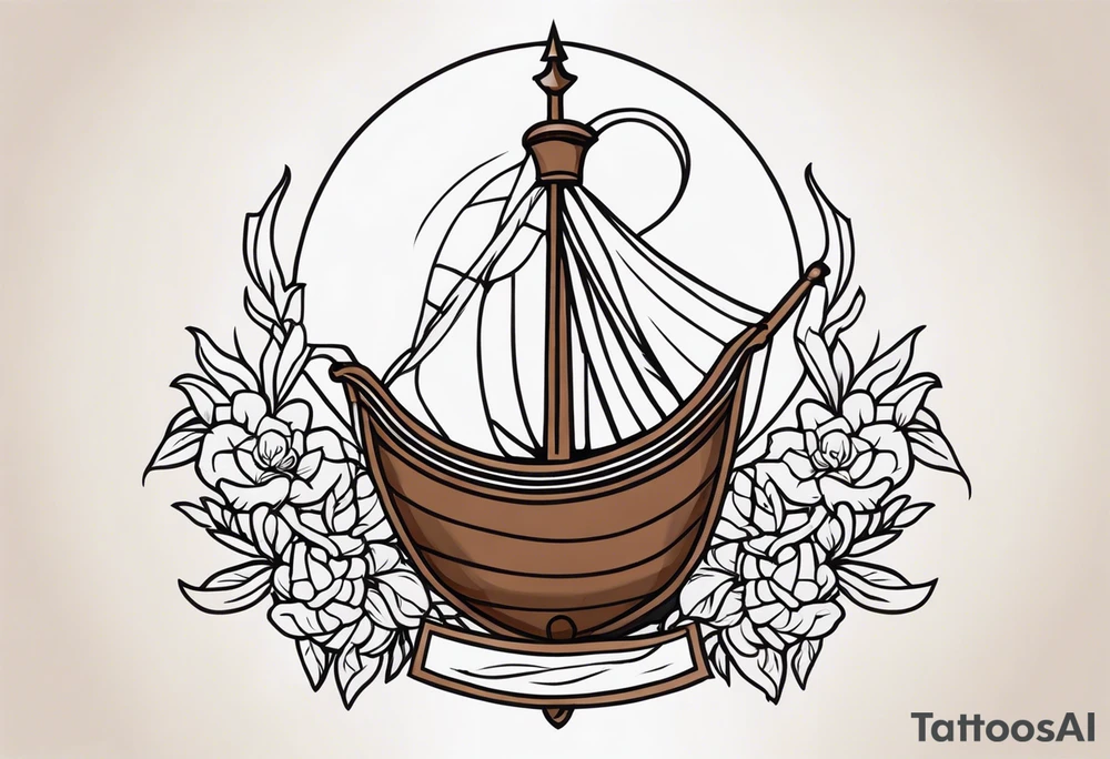 old english brown tattoo idea