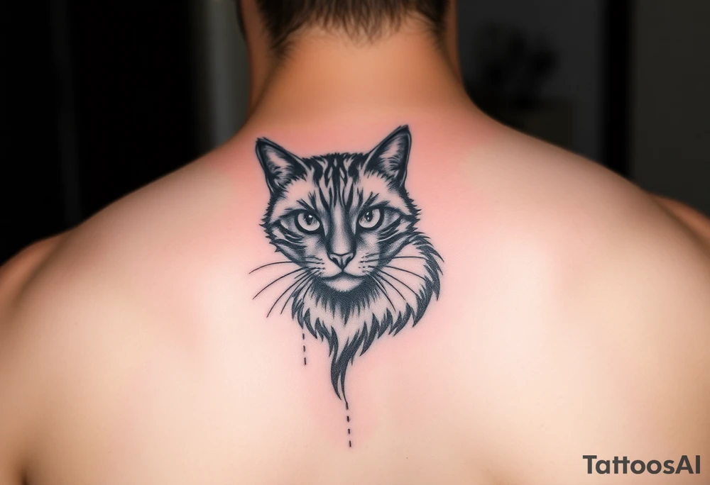 Black Cat tattoo idea