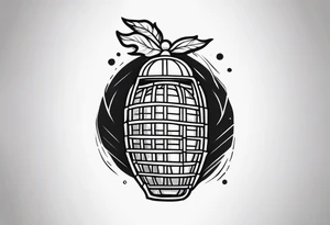 grenade ribs tattoo idea