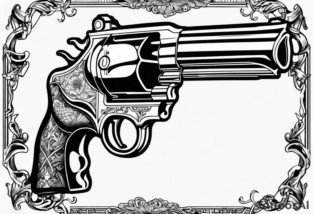 harry potter shooting gun tattoo idea