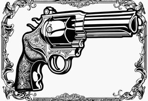 harry potter shooting gun tattoo idea