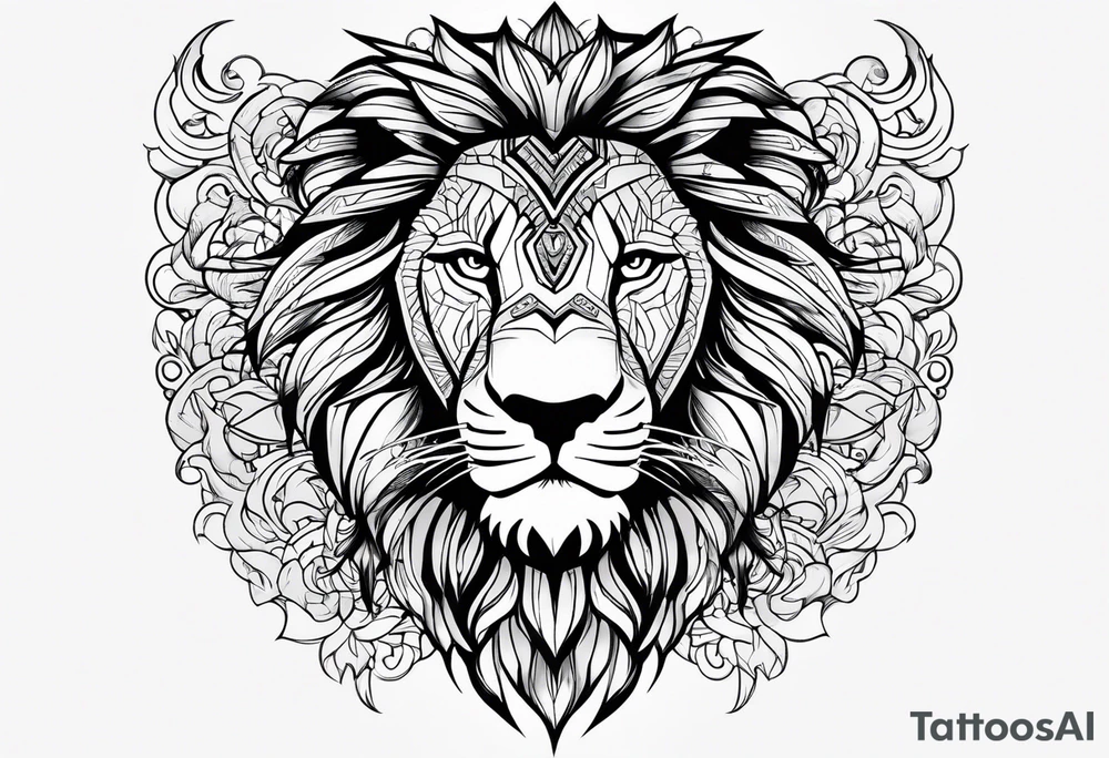 lion king tattoo idea