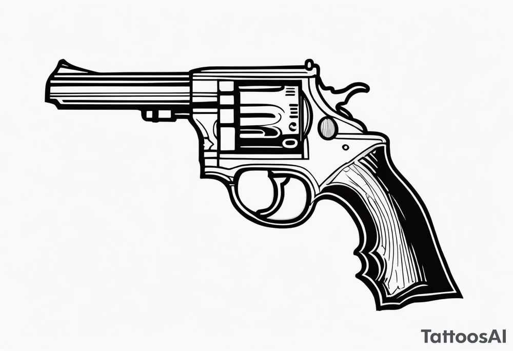 Revolver tattoo idea