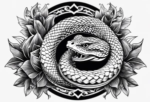 Snake tattoo tattoo idea