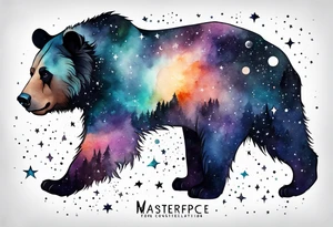 Ursa Major constellation tattoo idea