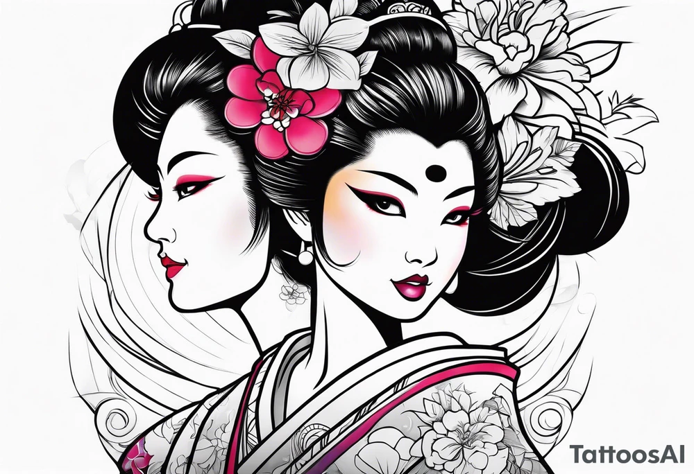 Geisha tattoo idea