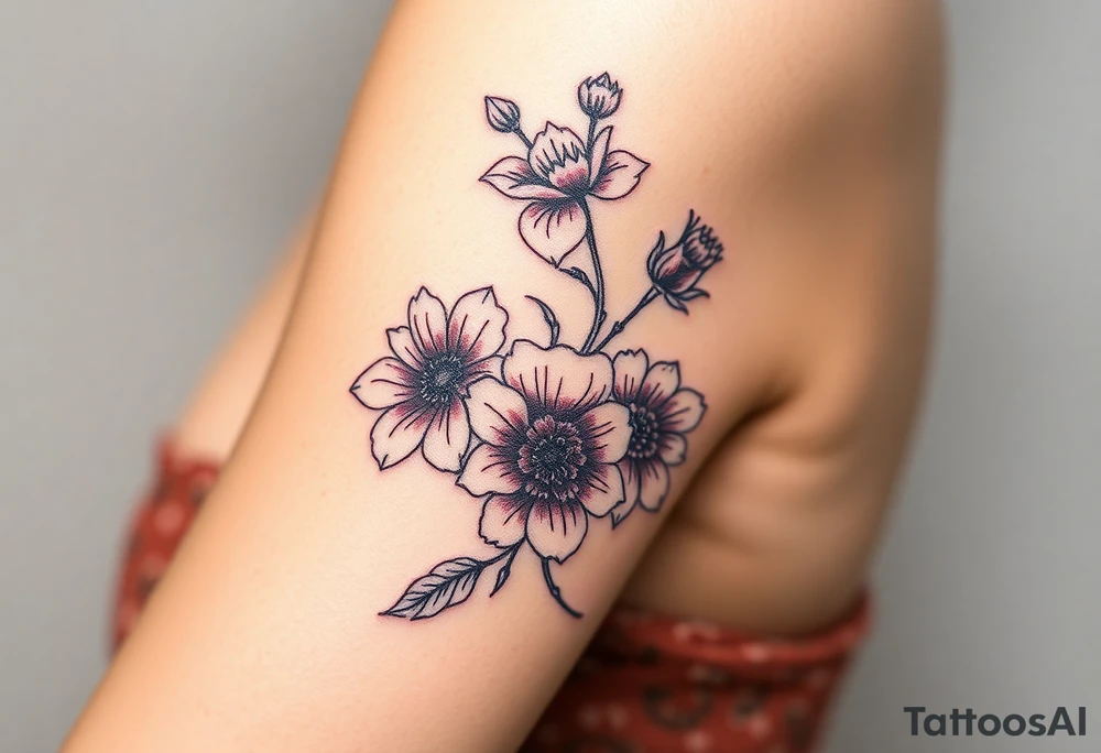 Quotes , paintbrus, flowers tattoo idea