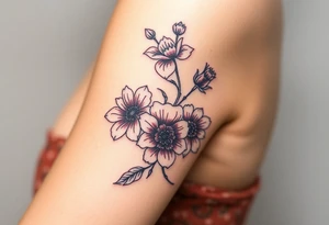 Quotes , paintbrus, flowers tattoo idea