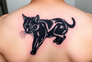 Black Cat tattoo idea
