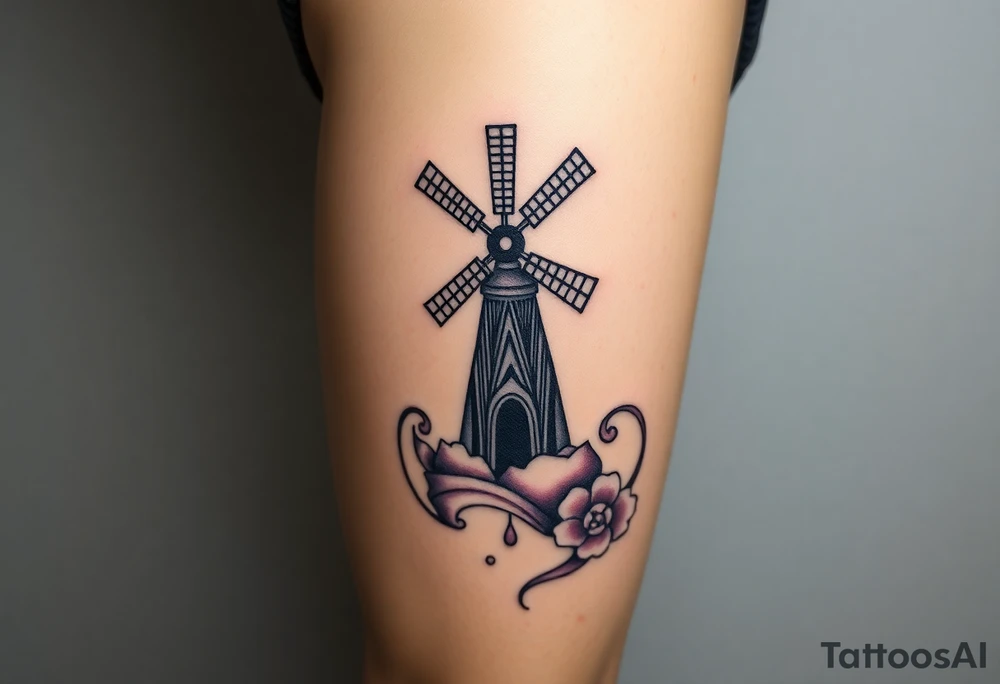 Windmill tattoo idea