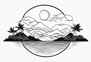 Pura vida tattoo idea