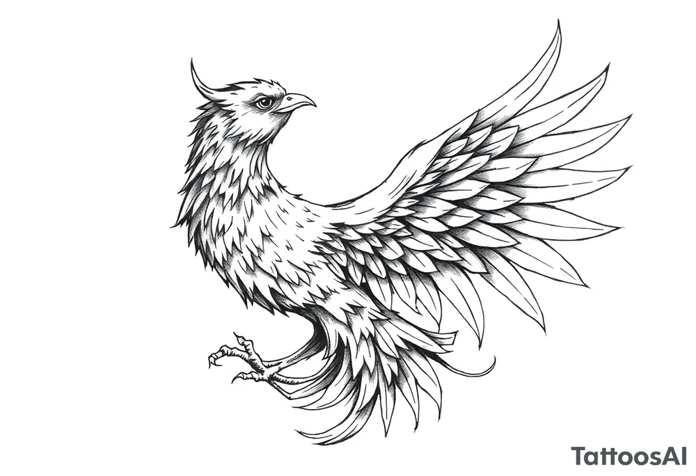 Phoenix tattoo idea