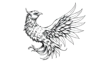 Phoenix tattoo idea