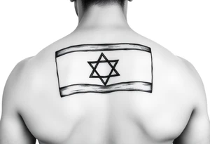 Israel flag tattoo idea