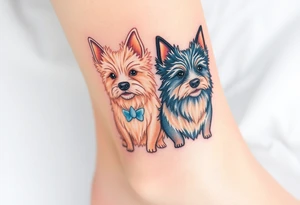 Two westies tattoo idea
