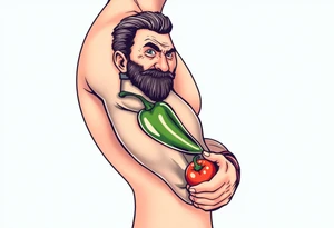 Pepper man tattoo idea
