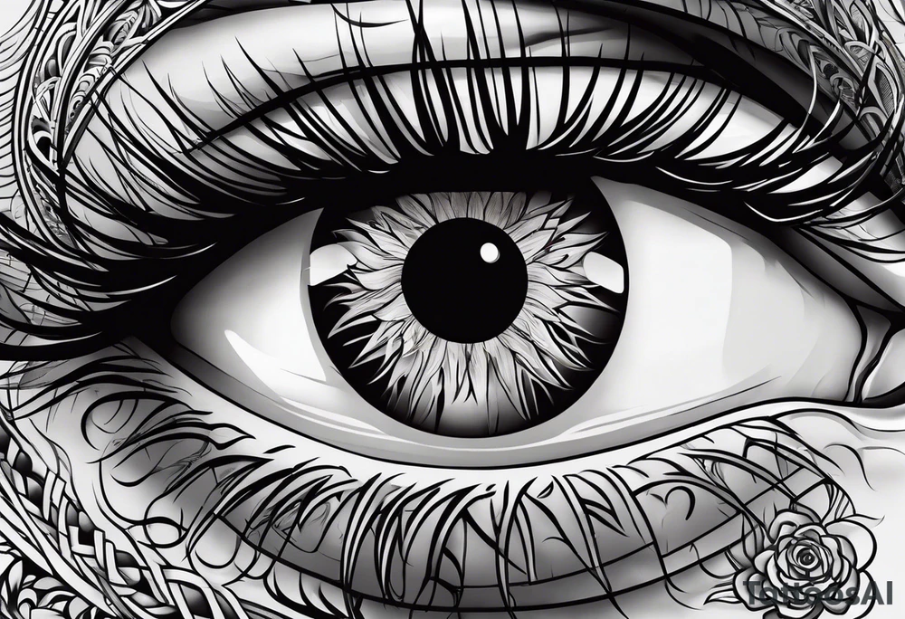eyeball tattoo idea