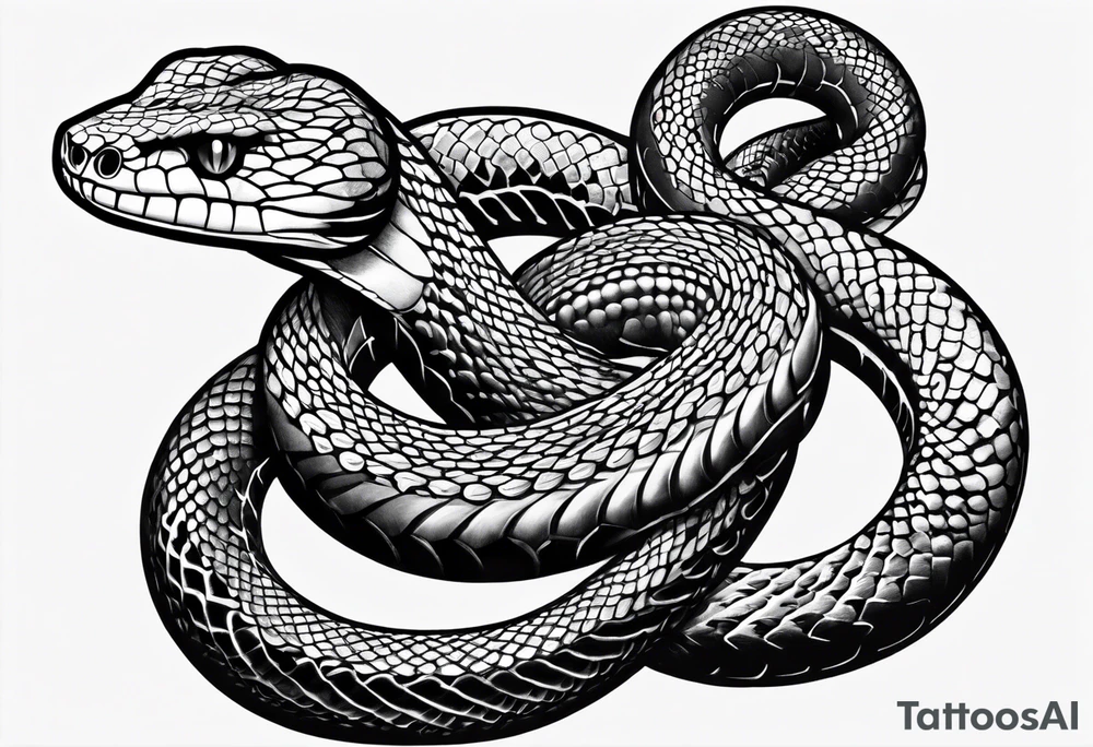 snake fast slithering from above simple tattoo idea snake fast slithering from above simple tattoo idea