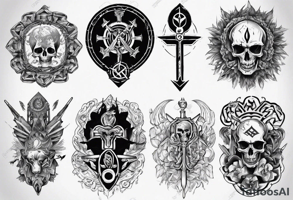 Ukrainian War Symbol tattoo idea