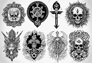 Ukrainian War Symbol tattoo idea