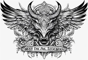 I'm a legend tattoo idea