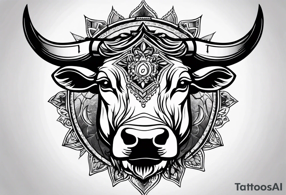 Taurus sun tattoo idea