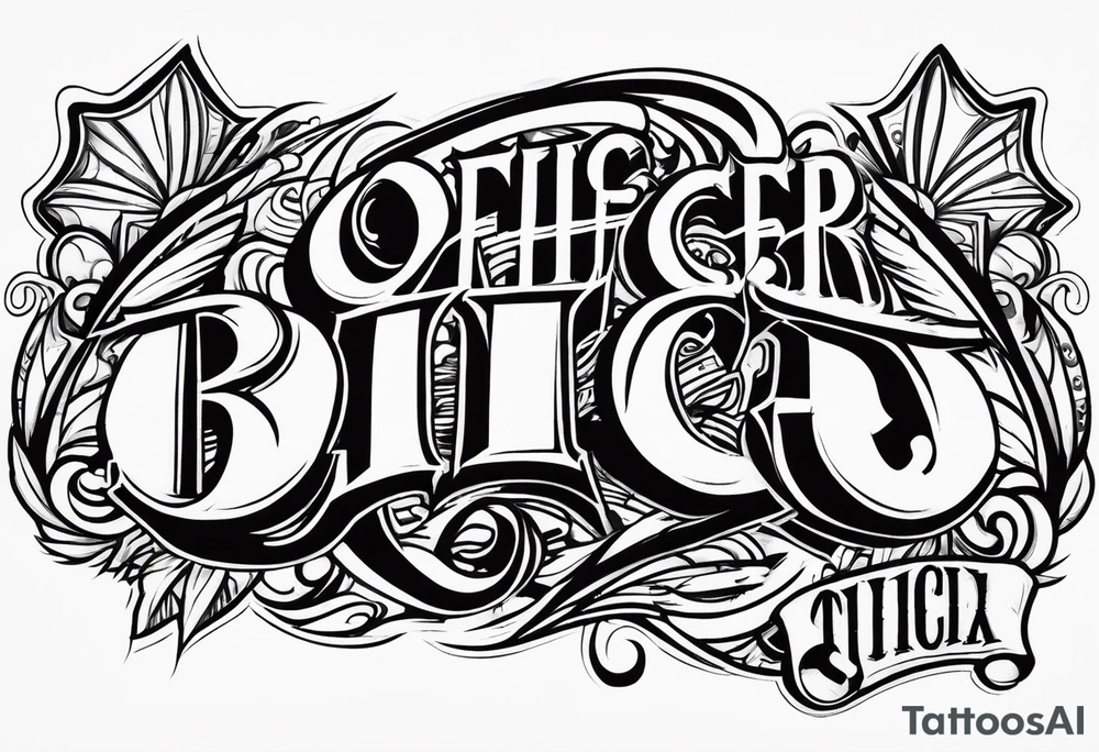 Officer BigDick tattoo idea