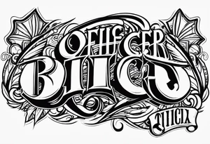 Officer BigDick tattoo idea