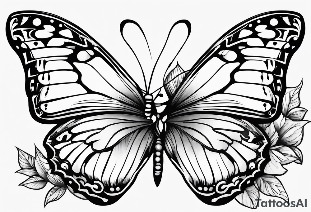butterfly tattoo idea