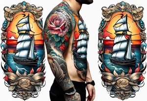 Dick with boobs as balls tattoo idea