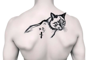 Black Cat tattoo idea