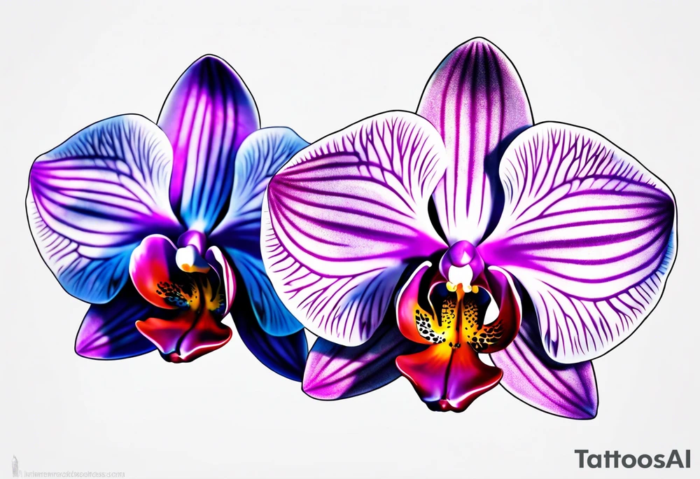 Orchid tattoo idea