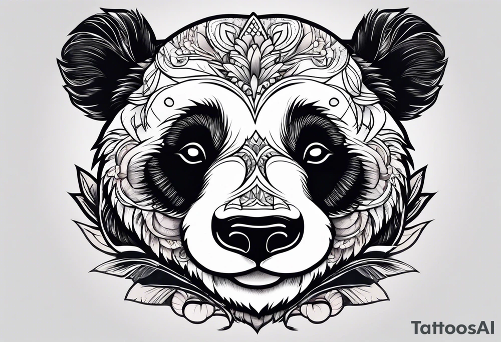 panda tattoo idea