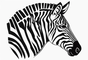 ZEBRA HEAD tattoo idea