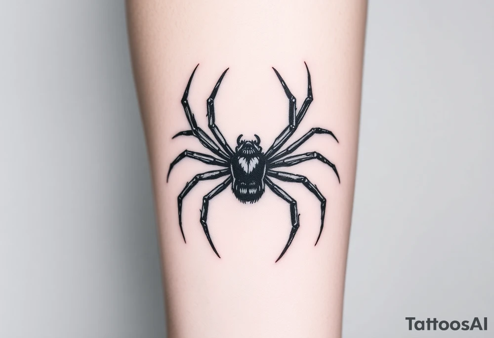 Spider tattoo idea